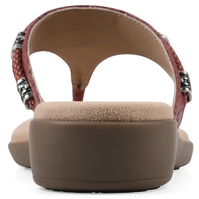 Cliffs by White Mountain Bainah Women's Thong Sandals