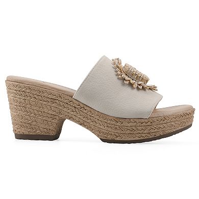 Cliffs by White Mountain Birkley Women's Wedge Sandals