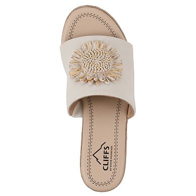 Cliffs by White Mountain Birkley Women's Wedge Sandals