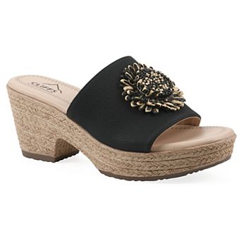 Cliffs by White Mountain Birkley Women's Wedge Sandals