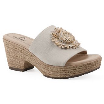Cliffs by White Mountain Birkley Women's Wedge Sandals