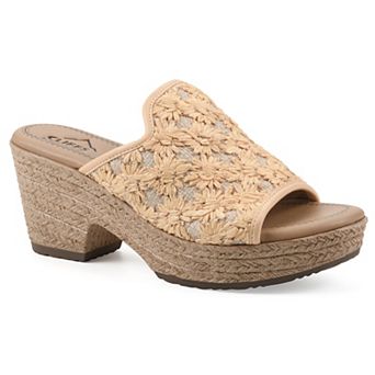 Cliffs by White Mountain Bizzie Women's Wedge Sandals