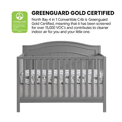 Oxford Baby North Bay 4-in-1 Convertible Crib