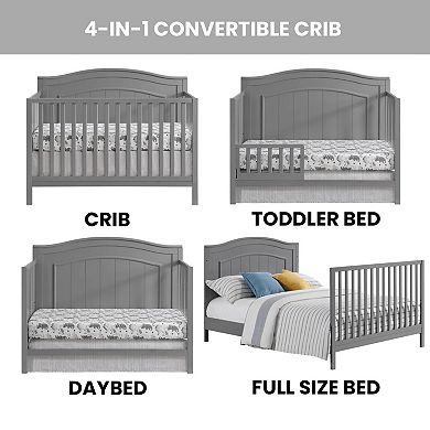 Oxford Baby Nolan 4-in-1 Convertible Crib