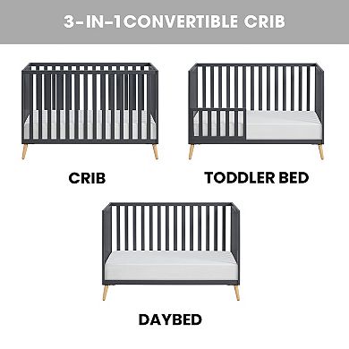Oxford Baby Cozy Nest 3 In 1 Island Crib