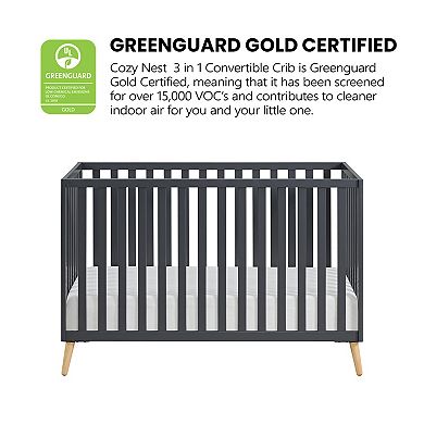 Oxford Baby Cozy Nest 3 In 1 Island Crib