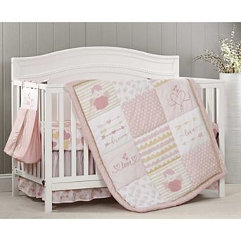 Oxford Baby Baby Love 4 pc Crib Bedding Set