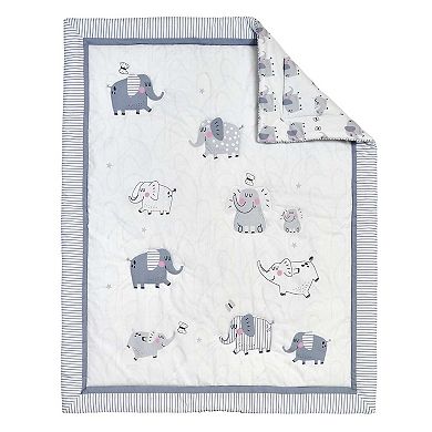 Oxford Baby Ele-A-Fun 3-Piece Crib Bedding Set