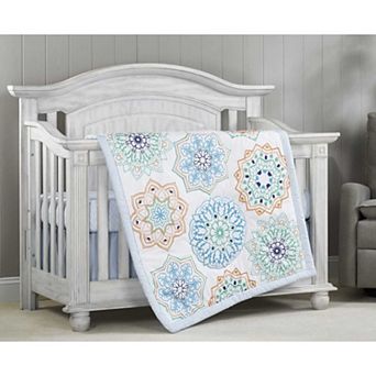 Oxford Baby Mandala 3 pc Crib Bedding Set