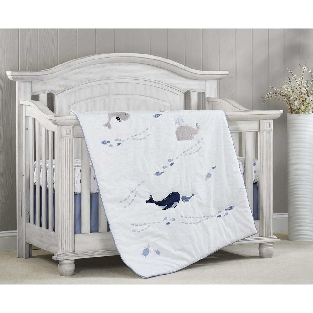 Oxford Baby Whale of a Time 3-Piece Crib Bedding Set