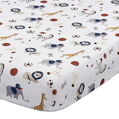 Oxford Baby Zoo Sports 3-Piece Crib Bedding Set