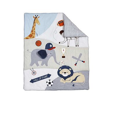 Oxford Baby Zoo Sports 3-Piece Crib Bedding Set
