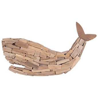 Home Essentials Driftwood Whale Wall Decor