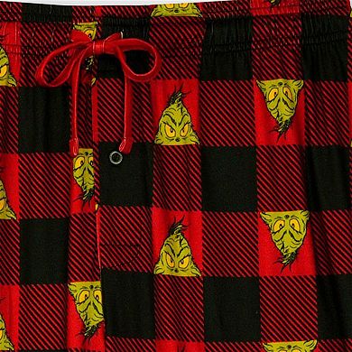 Men's Dr. Seuss Peeking Grinch Pajama Pants
