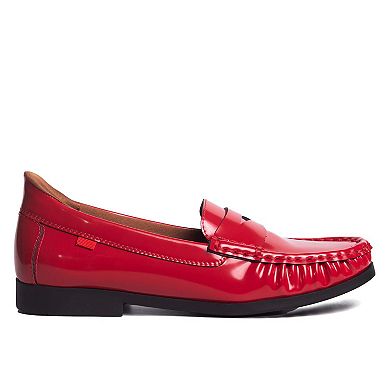 Marc Joseph New York Newbury Street Womens Hands-Free Slip On Technology Penny Loafer
