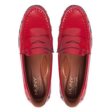 Marc Joseph New York Newbury Street Womens Hands-Free Slip On Technology Penny Loafer