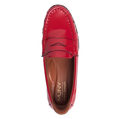 Marc Joseph New York Newbury Street Womens Hands-Free Slip On Technology Penny Loafer
