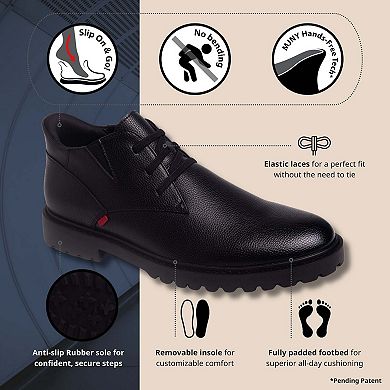 Marc Joseph New York Clark Road Mens Hands-Free Slip On Technology Chelsea Boot