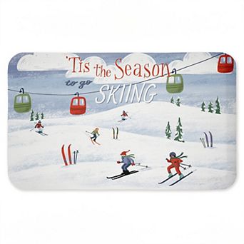 Stupell Home Decor Tis The Season Ski Slopes Mat