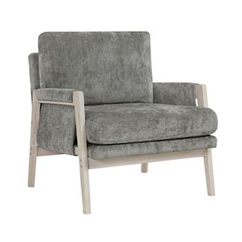 Mao Accent Armchair, Removable Cushion Cover, Chenille