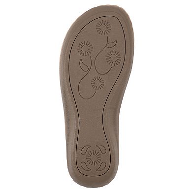 Cliffs by White Mountain Cashlyn Women's Flower Slide Sandals