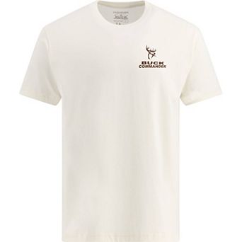 Men's Legendary Whitetails Buck Commander 8 Point Buck Leaping Short Sleeve T-Shirt