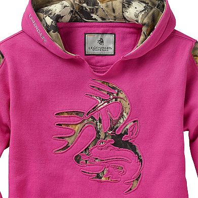 Big Kids Legendary Whitetails Outfitter Camo Hoodie Sweatshirt
