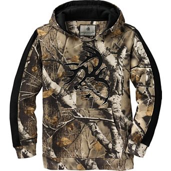 Big Kids Legendary Whitetails Outfitter Camo Hoodie Sweatshirt