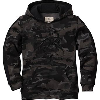 Big Kids Legendary Whitetails Outfitter Camo Hoodie Sweatshirt