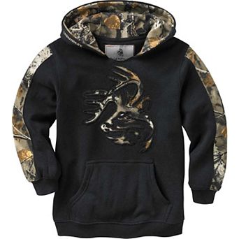 Big Kids Legendary Whitetails Outfitter Camo Hoodie Sweatshirt