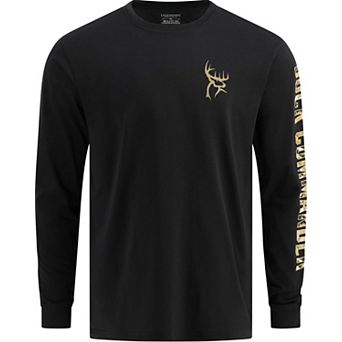 Men's Legendary Whitetails Buck Commander Camo Filled Long Sleeve T-Shirt