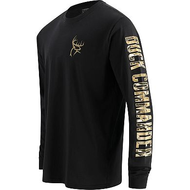 Men's Legendary Whitetails Buck Commander Camo Filled Long Sleeve T-Shirt