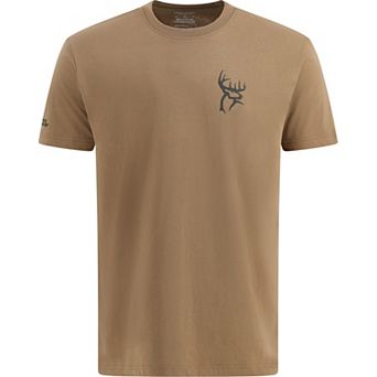 Men's Legendary Whitetails Buck Commander Camo Filled Buck Short Sleeve T-Shirt