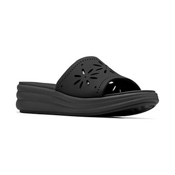 Clarks® Cloudsteppers Drift Floral Women's Wedge Sandals