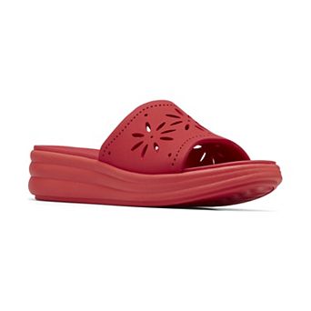 Clarks® Cloudsteppers Drift Floral Women's Wedge Sandals