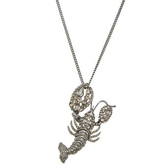 Simply Vera Vera Wang Long Lobster Pendant Necklace