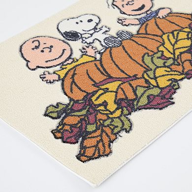 Celebrate Together™ Peanuts Harvest Carved Throw Rug