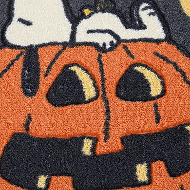 Celebrate Together™ Peanuts Snoopy Jack-O-Lantern Carved Throw Rug