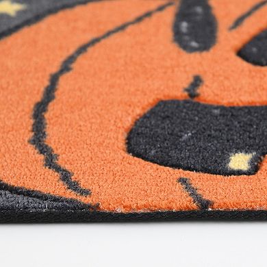 Celebrate Together™ Peanuts Snoopy Jack-O-Lantern Carved Throw Rug