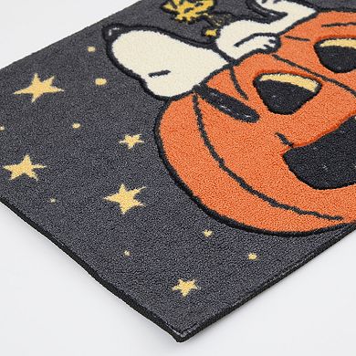 Celebrate Together™ Peanuts Snoopy Jack-O-Lantern Carved Throw Rug