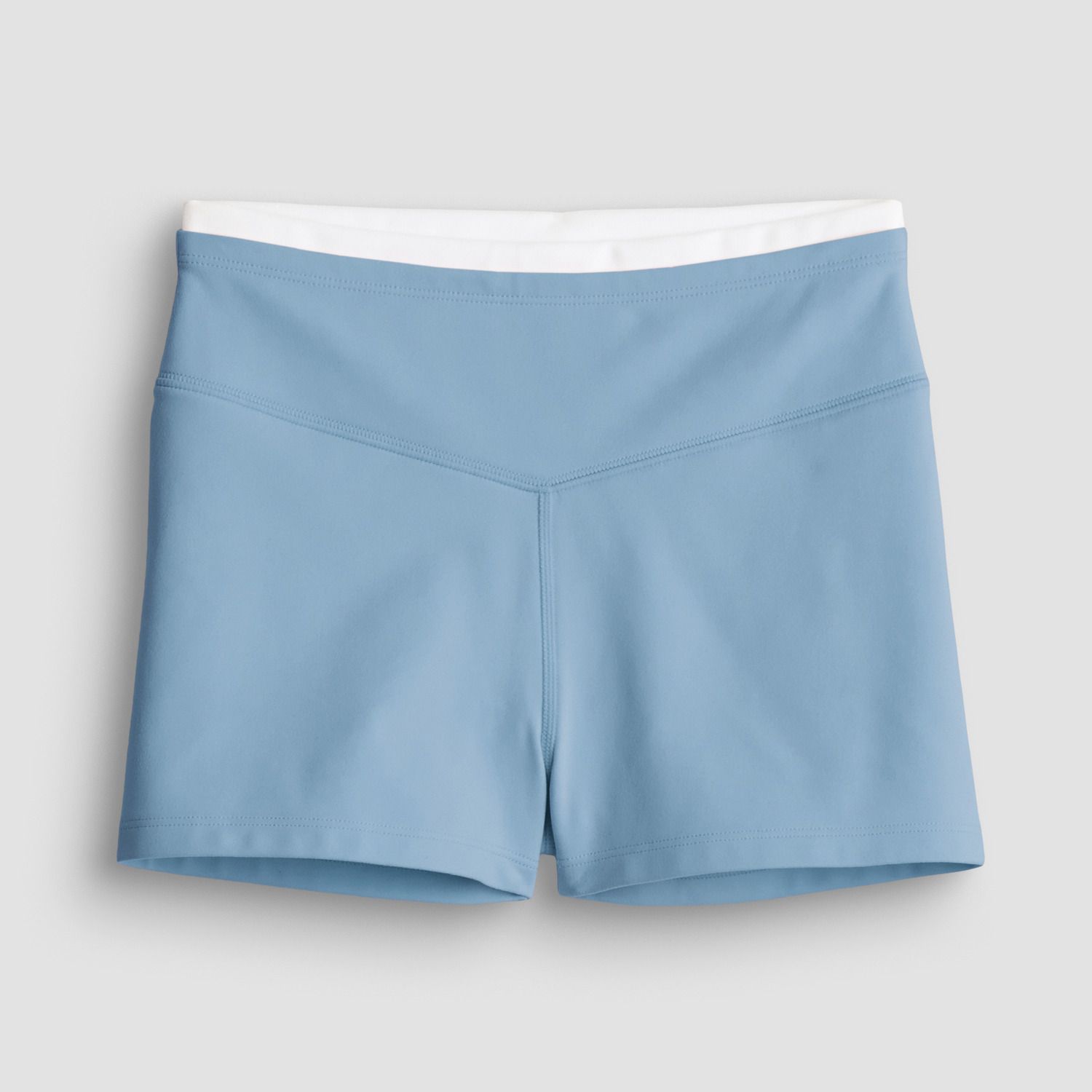 Шорты FLX Affirmation Double Waist Tumble для девочек, цвет: Синий — фото 1
