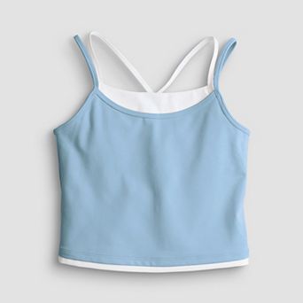Girls 7-16 FLX Double Layer Tank Top