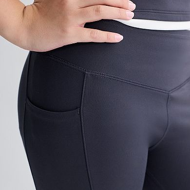Girls 7-16 FLX Affirmation Double Waist Leggings