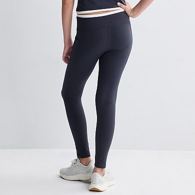 Girls 7-16 FLX Affirmation Double Waist Leggings
