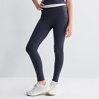 Girls 7-16 FLX Affirmation Double Waist Leggings
