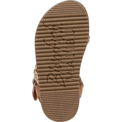 Blowfish Malibu Mylo-T Girls Faux Leather Braided Strap Sandals