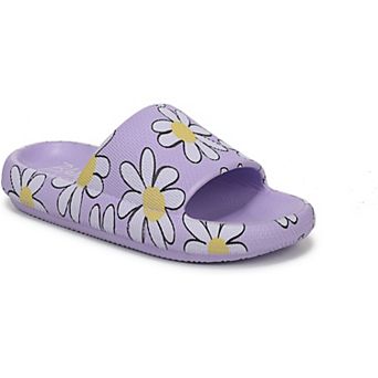 Blowfish Malibu Springtide-K Girls Faux Leather Slide Sandals