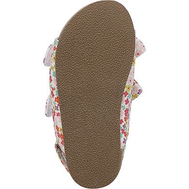 Blowfish Malibu Gal Pal 2-T Girls Canvas Strappy Sandals Floral Print