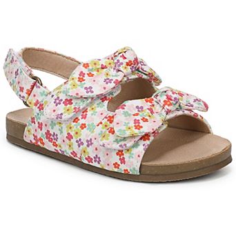 Blowfish Malibu Gal Pal 2-T Girls Canvas Strappy Sandals Floral Print