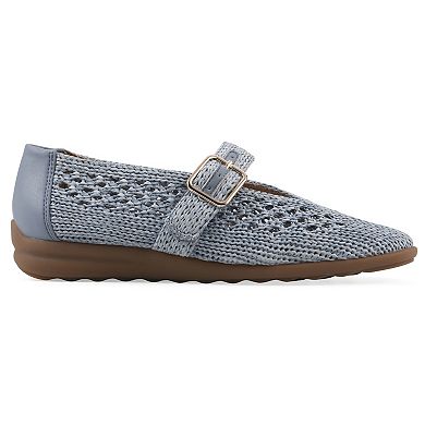 Cliffs by White Mountain Cordette Women's Mary Janes with Bow Accent